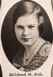 Mildred Ash, 1931, Plymouth, Michigan