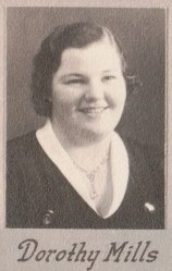 Dorothy Mills, 1934, about 18 years old