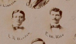 E. M. Rice & L. R. Wordon, 1896 class of University of Wisconsin Law School 