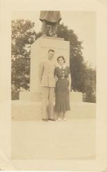 Howard & Holly Dunaway, May 10th 1934 - wedding day!